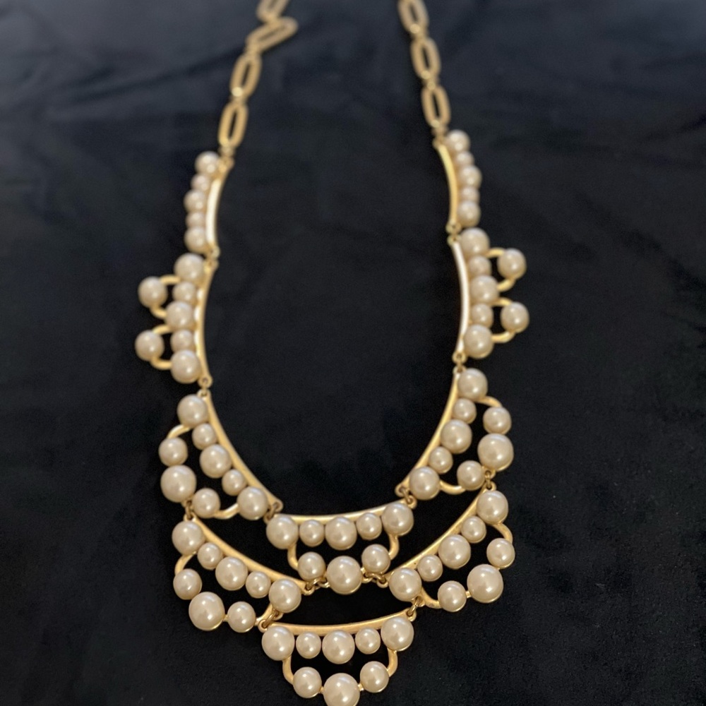This beautiful statement piece is so great to wear with LBD!